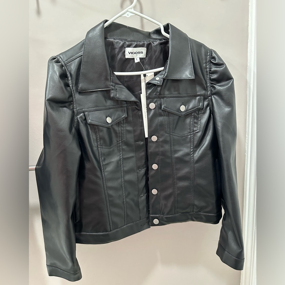 NWT Vigoss Leather Jacket
